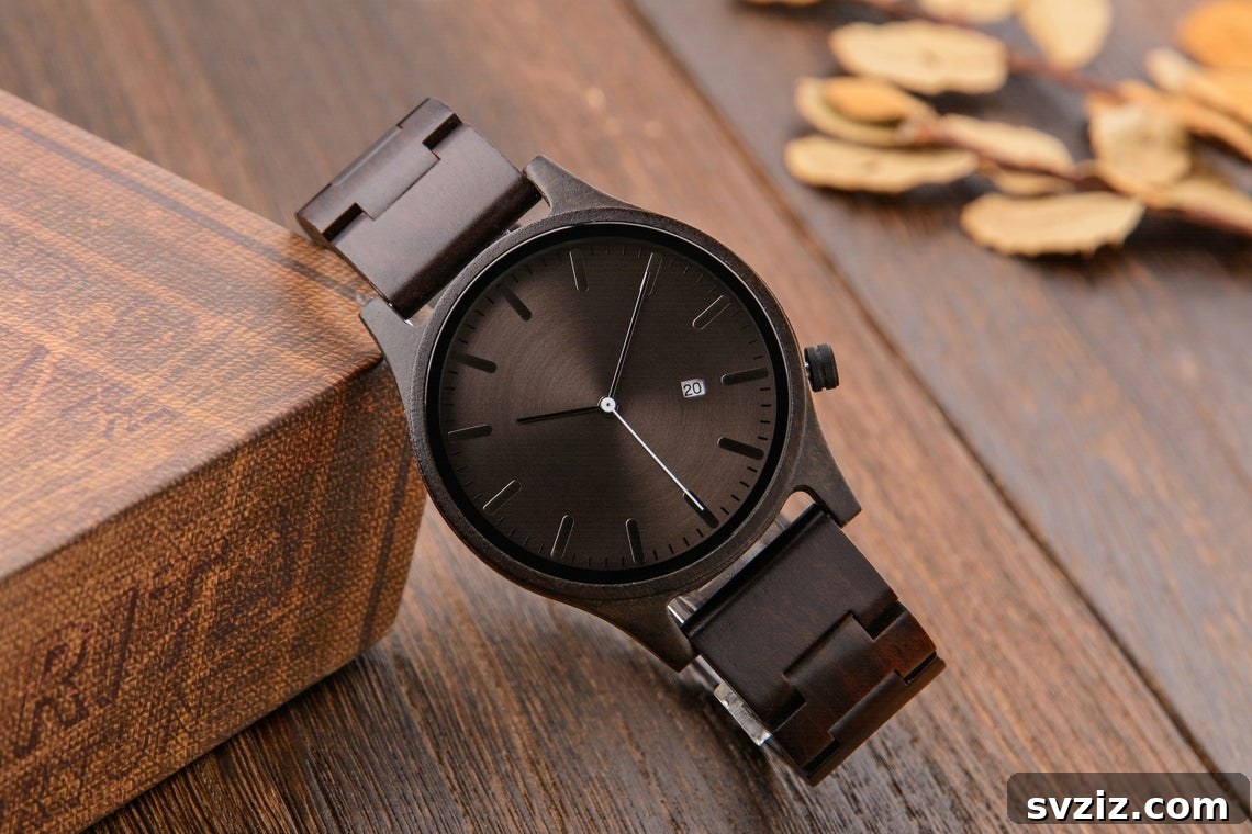 custom wood watch