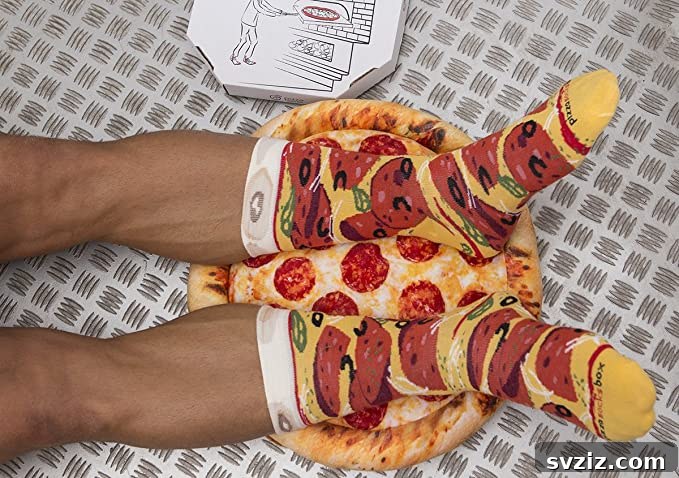 pizza socks box