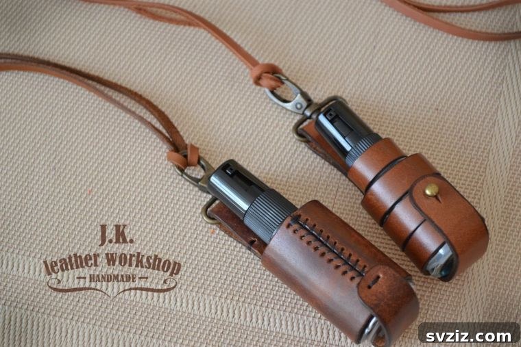 leather sanitizer holder