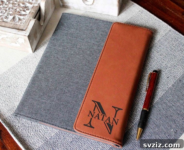 leather notebook