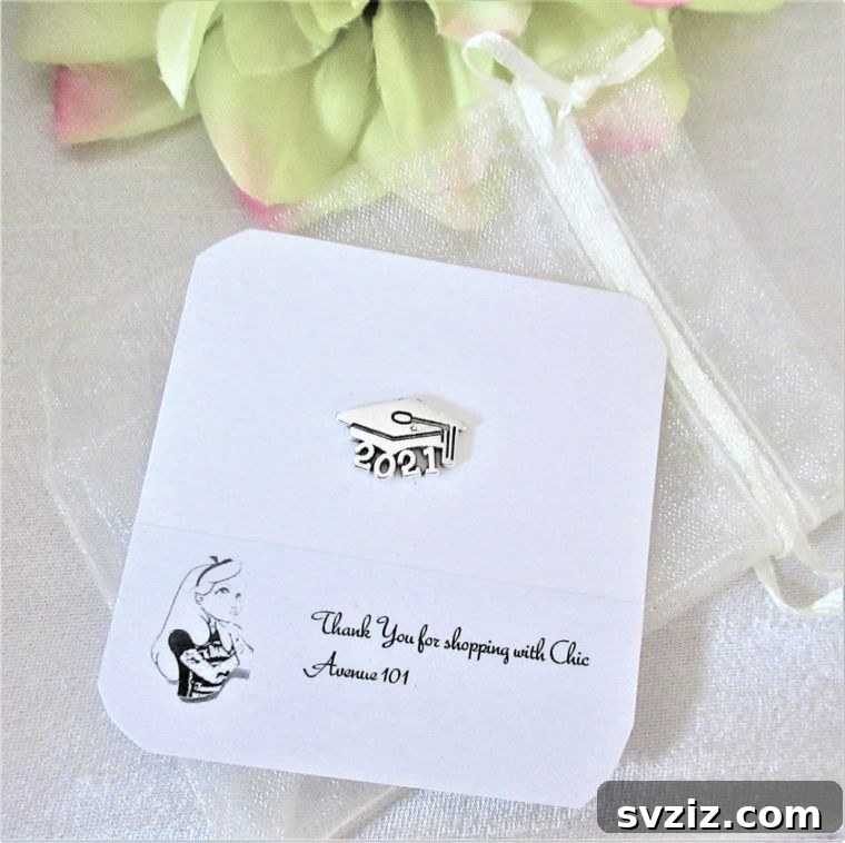 graduation cap pin