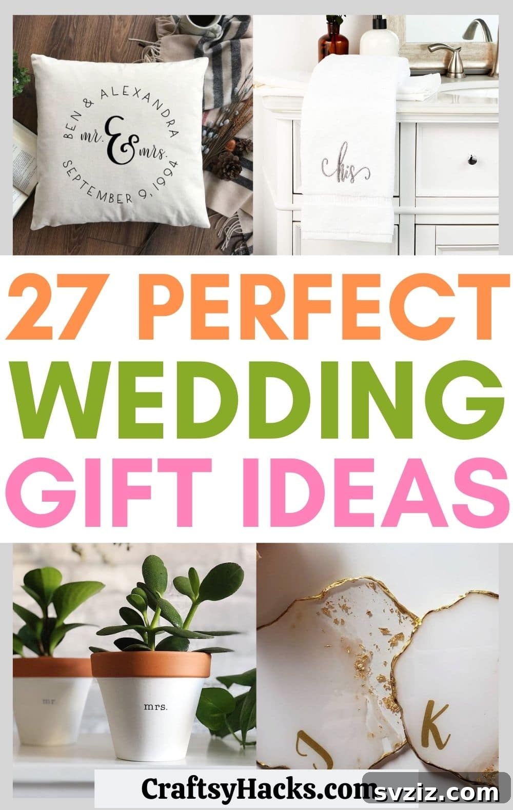 27 Brilliant Wedding Gift Ideas for Newlyweds 2 wedding gifts