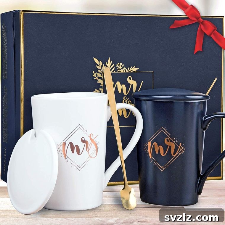 27 Brilliant Wedding Gift Ideas for Newlyweds 4 mr and mrs mugs