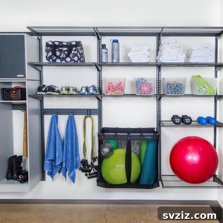 Transform Your Garage: 21 Clever Shelving Solutions 4 floating garage shelves