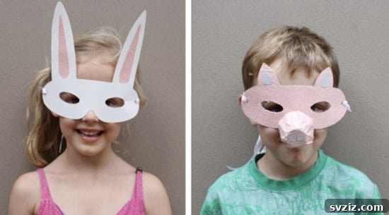 25 Egg-cellent Easter Crafts for Kids 19 Bunny Mask