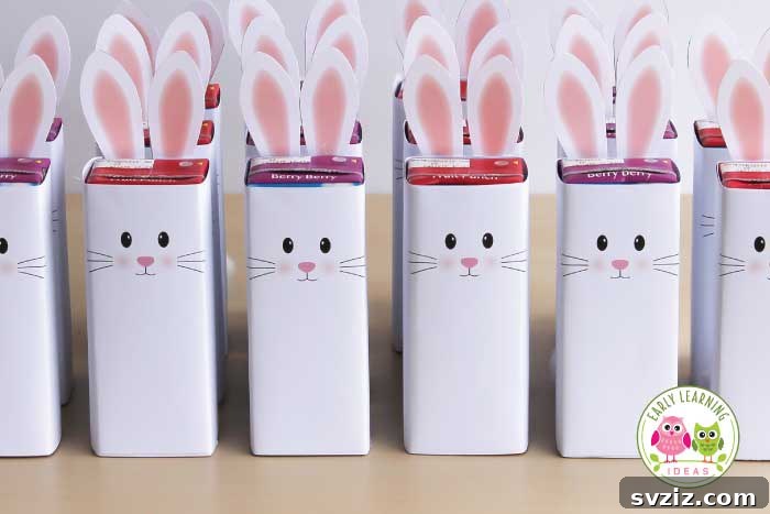 25 Egg-cellent Easter Crafts for Kids 27 Bunny Juice Box Wrap