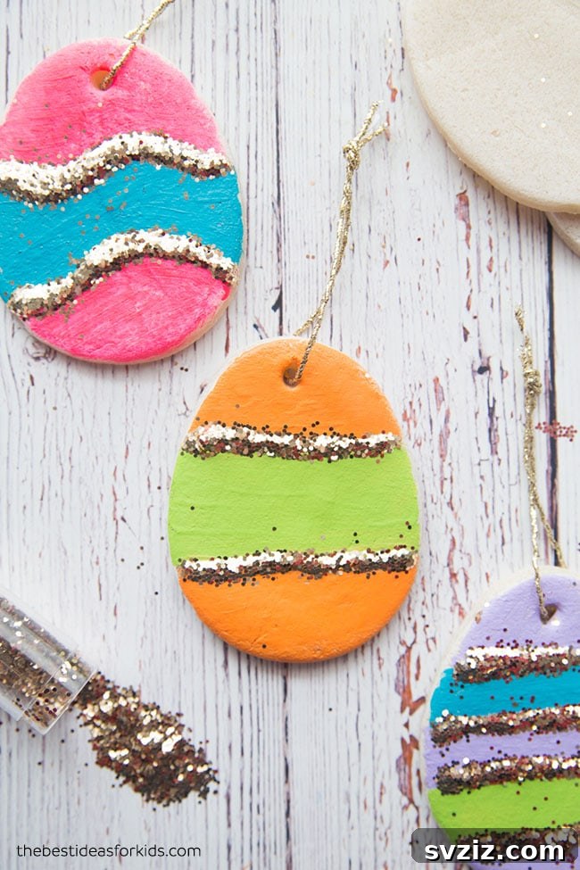 25 Egg-cellent Easter Crafts for Kids 6 Salt Dough Easter Eggs