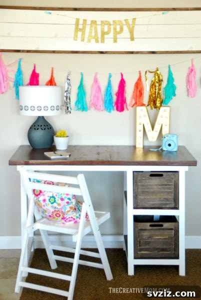 Inspiring DIY Craft Desk Designs for Your Ideal Studio 14 DIY Farmhouse Desk