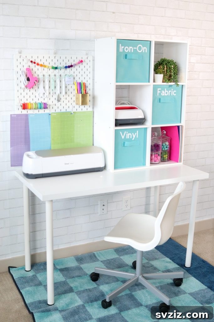 Inspiring DIY Craft Desk Designs for Your Ideal Studio 15 DIY IKEA Hack