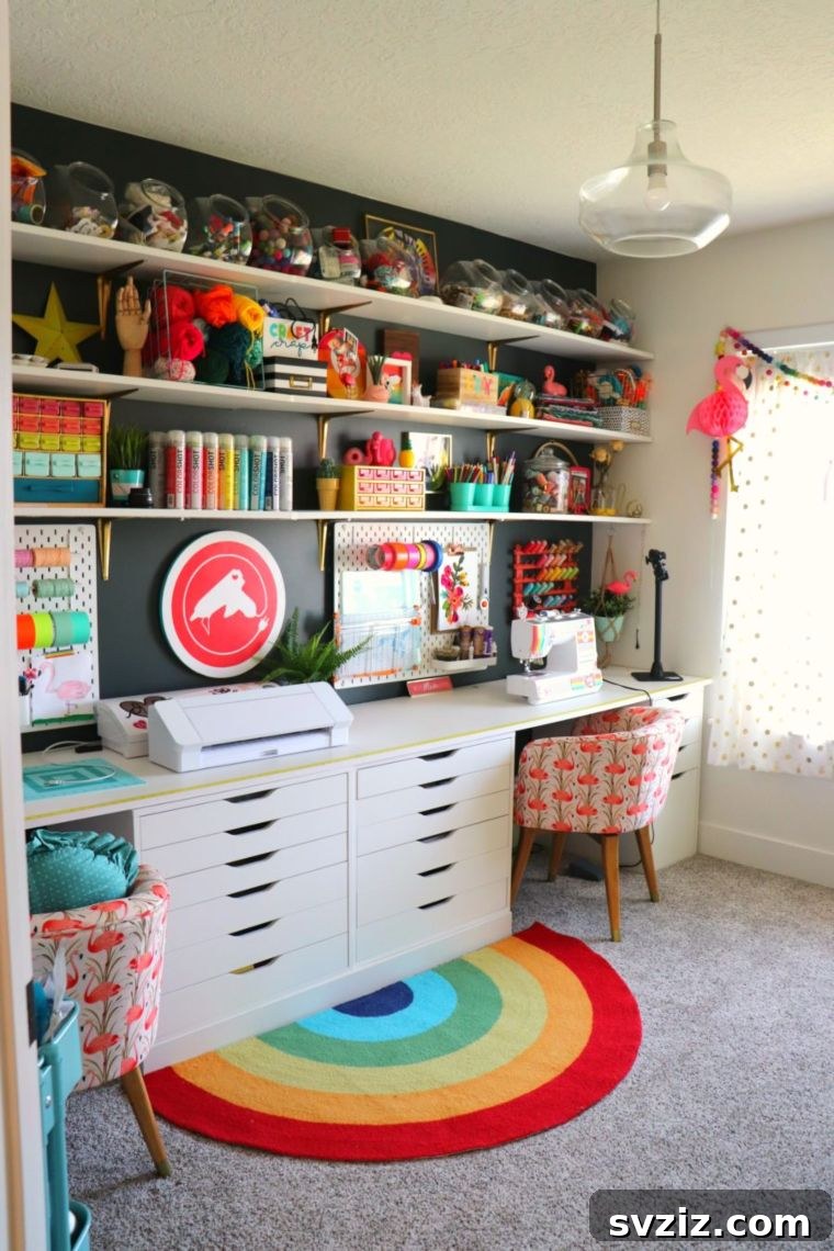 Inspiring DIY Craft Desk Designs for Your Ideal Studio 21 double desk
