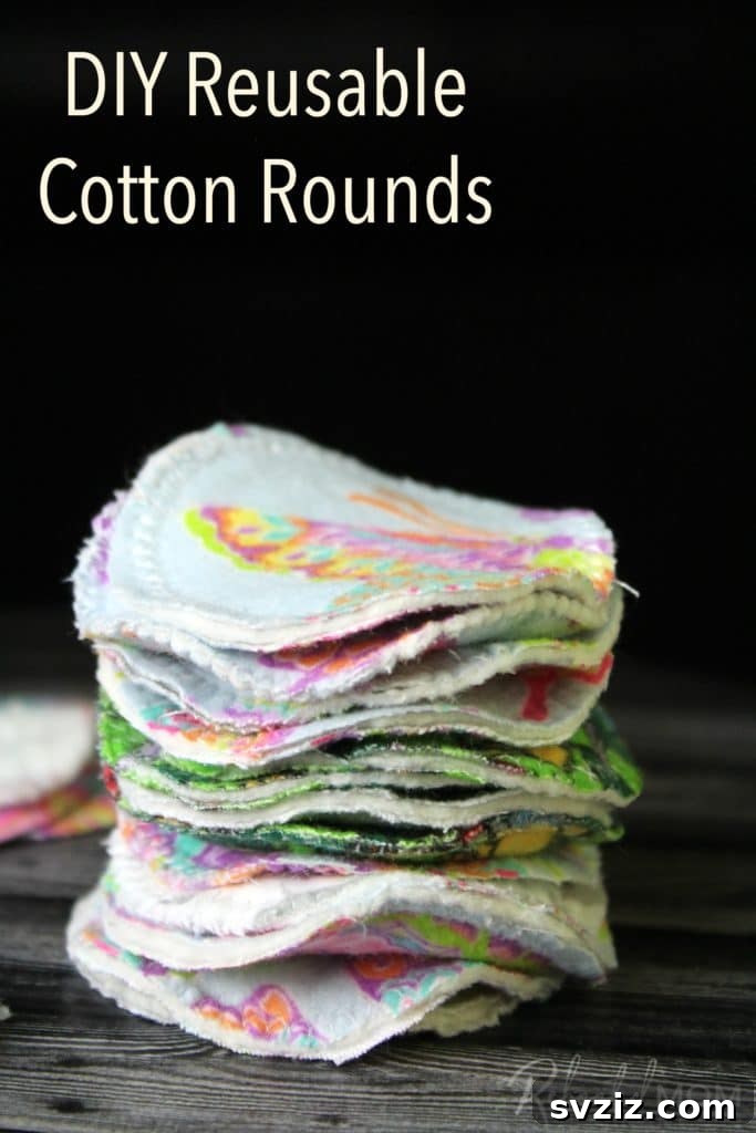 Soft Reusable Cotton Rounds for an eco-friendly skincare routine.