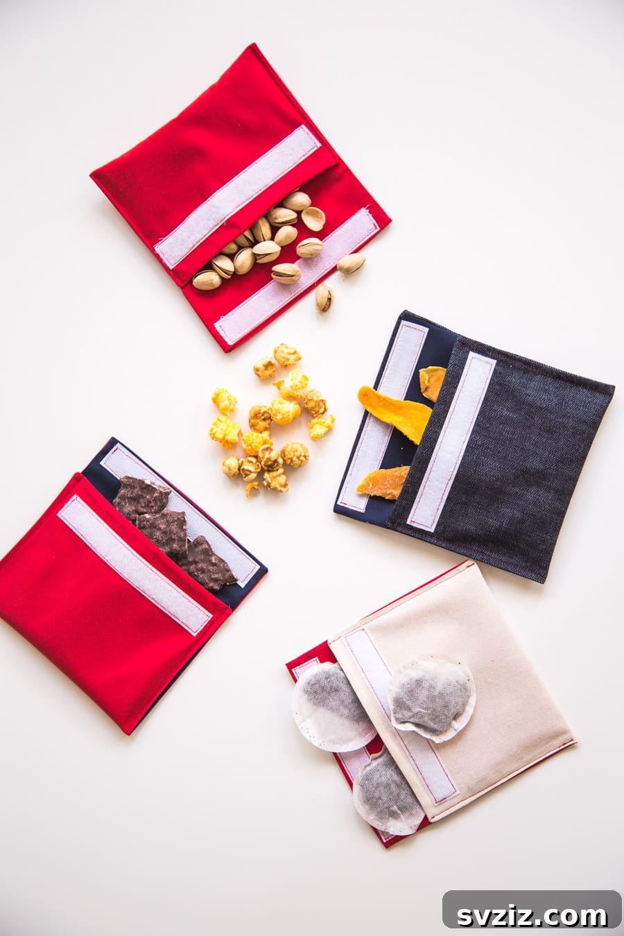 Eco-friendly Reusable Snack Bags, a sustainable choice for packing lunches.