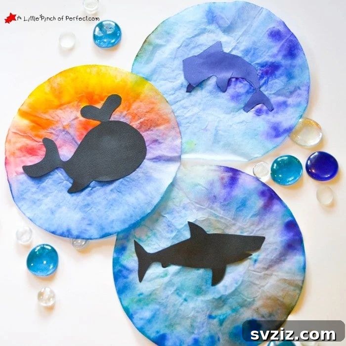 Ocean Animal Coffee Filter Craft