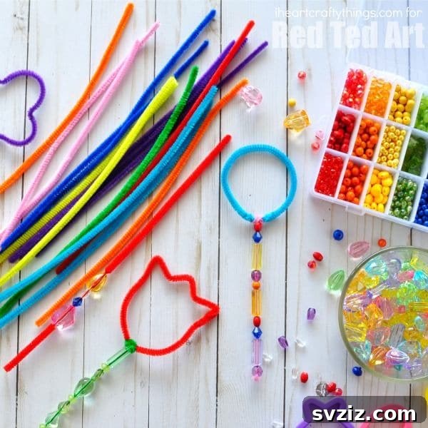 Pipe Cleaner Bubble Wand Craft
