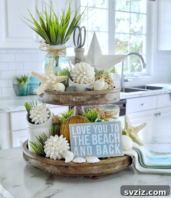 Summer Tiered Tray