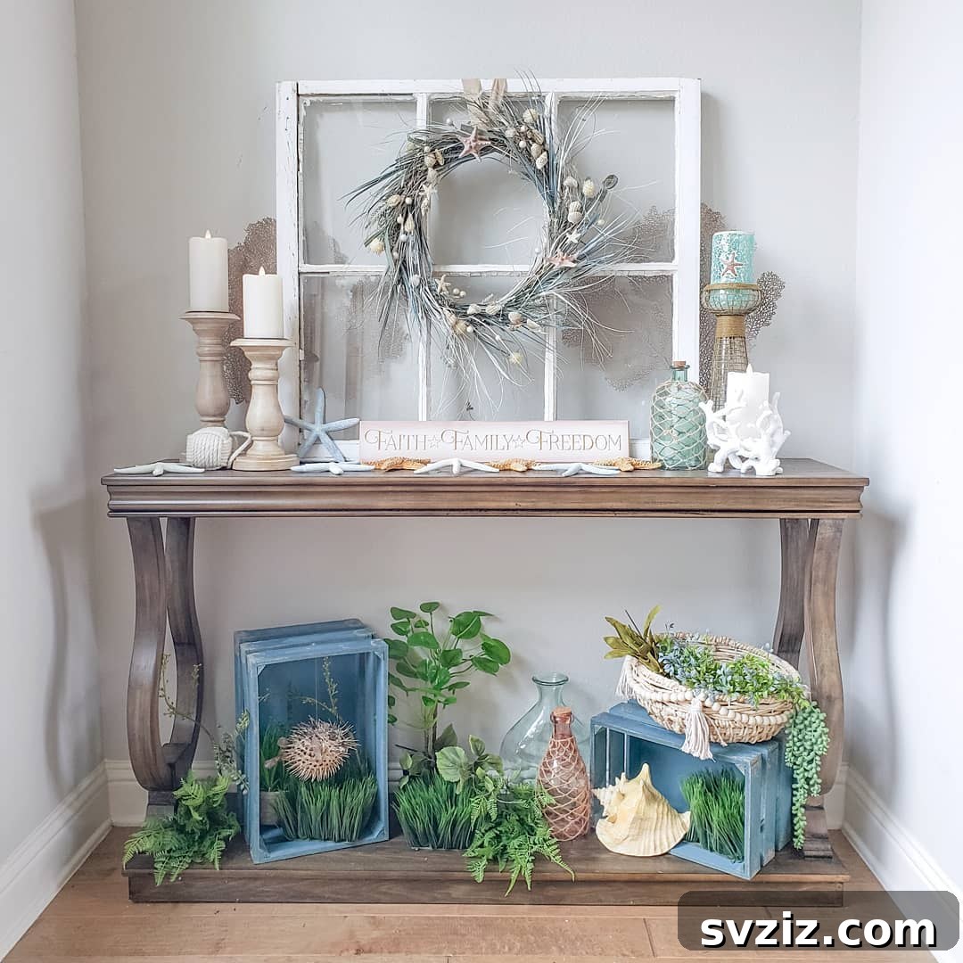 beach window decor