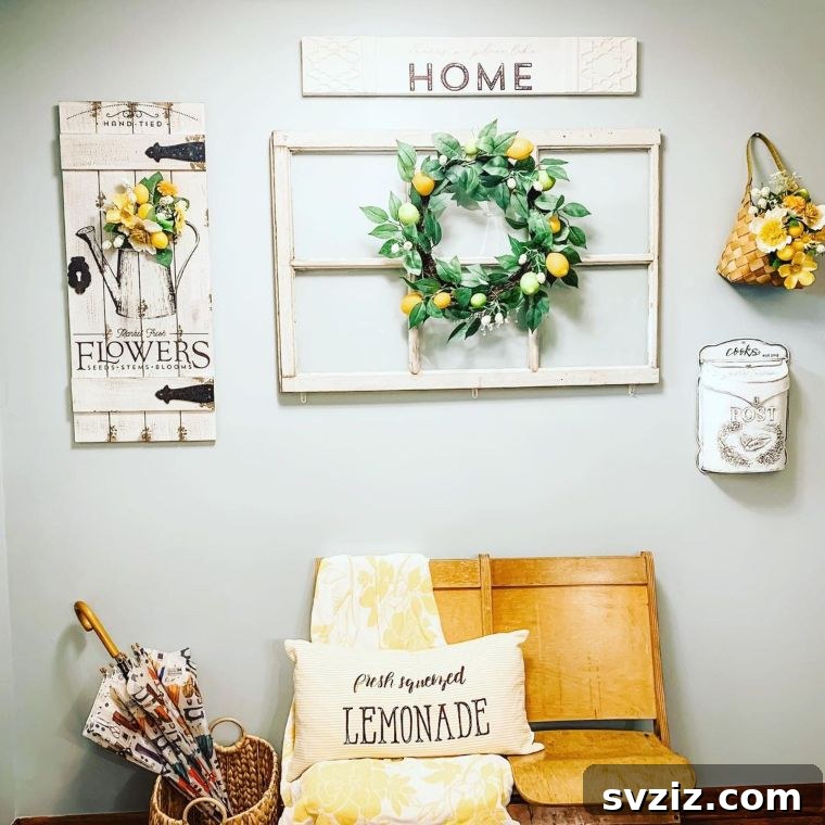 Summer Decor For Your Foyer