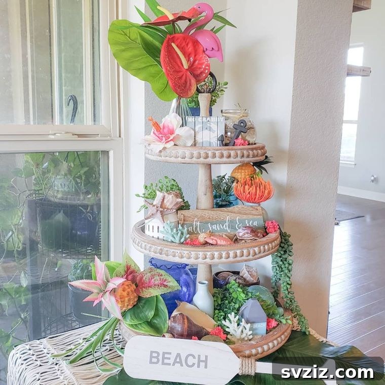 Three-Tiered Summer Display