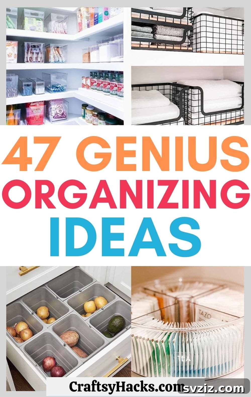 47 Brilliant Organization Solutions 2 genius organizing ideas