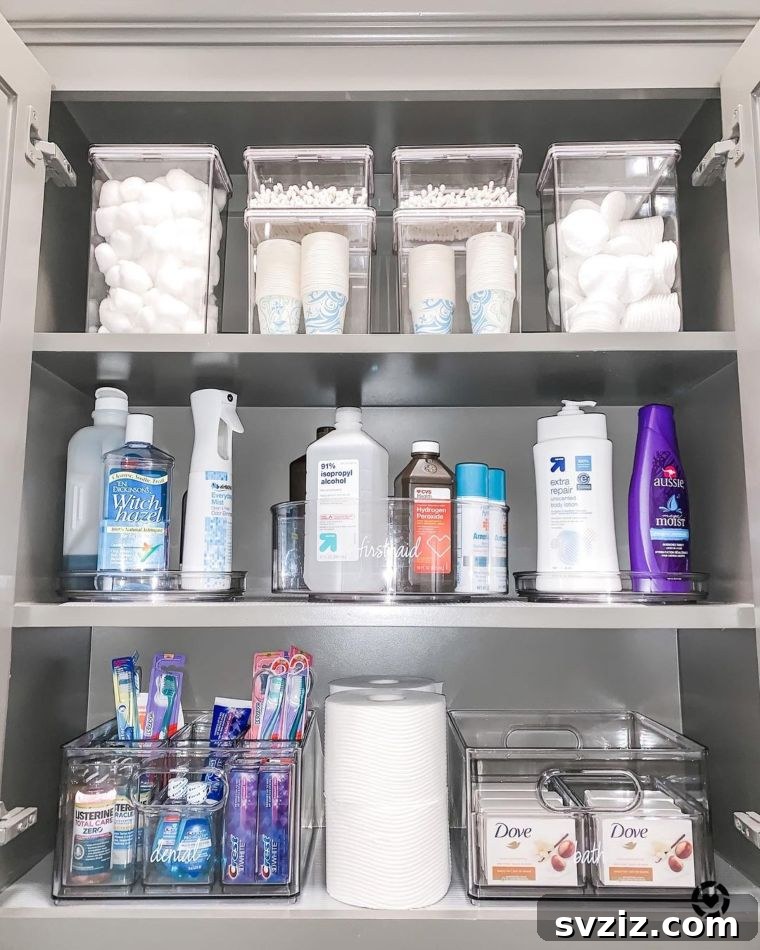 47 Brilliant Organization Solutions 13 Bathroom Supplies Organizing Hack