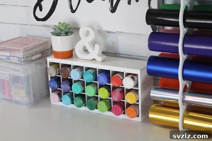 47 Brilliant Organization Solutions 28 Watercolour shelf stand
