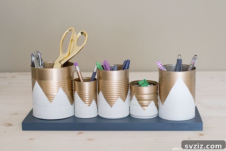 47 Brilliant Organization Solutions 40 Upcycled Tin Organizer