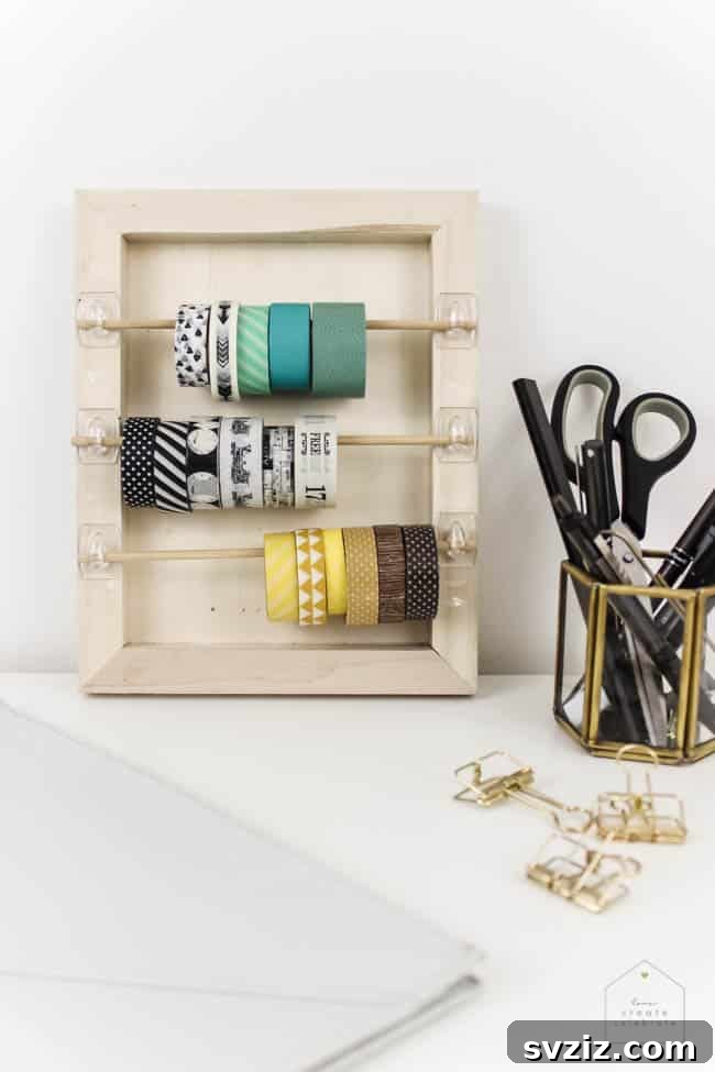 47 Brilliant Organization Solutions 45 Washi Tape Rack