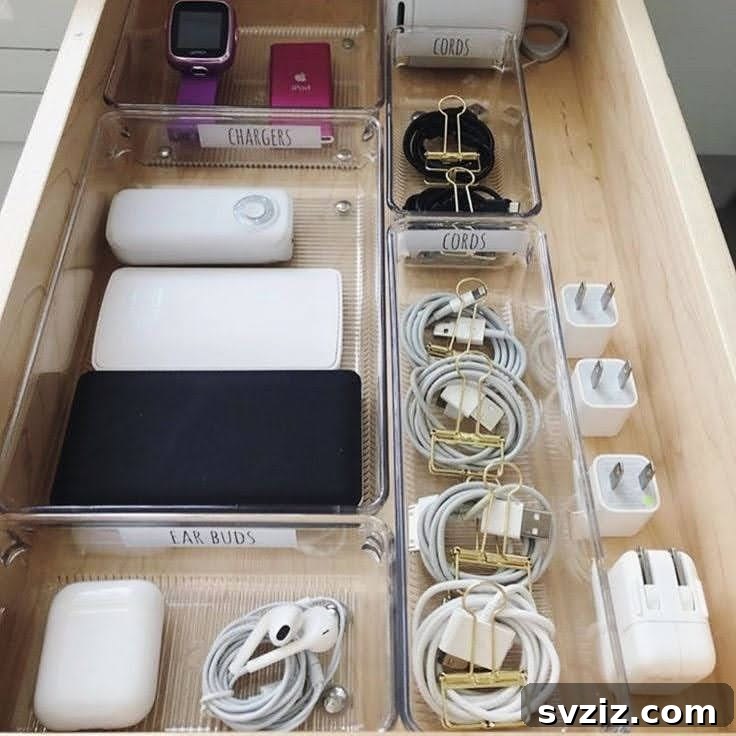 47 Brilliant Organization Solutions 49 Cable Drawer Dividers