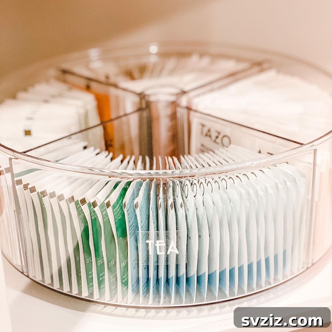 47 Brilliant Organization Solutions 9 Tea Organizer