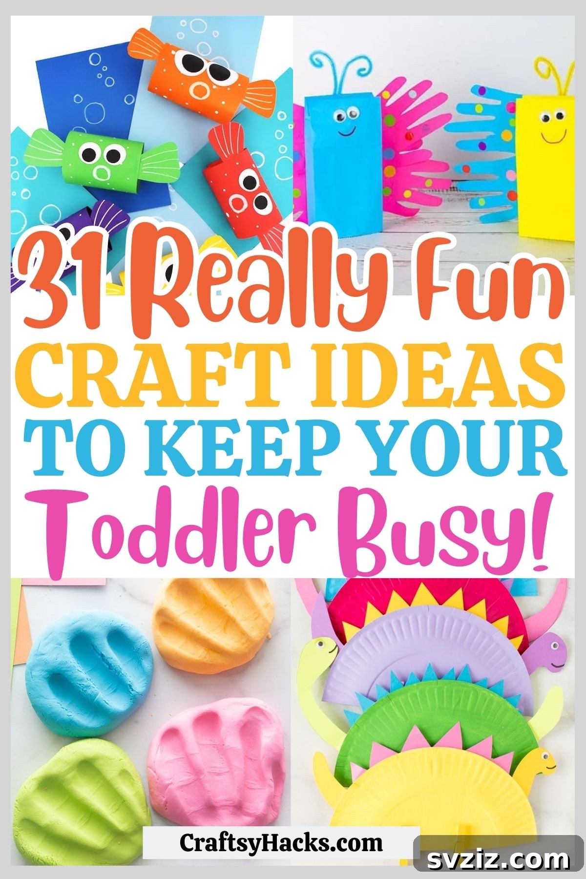 31 Fun Toddler Crafts They'll Adore 2 Engaging and creative crafts for toddlers to spark creativity