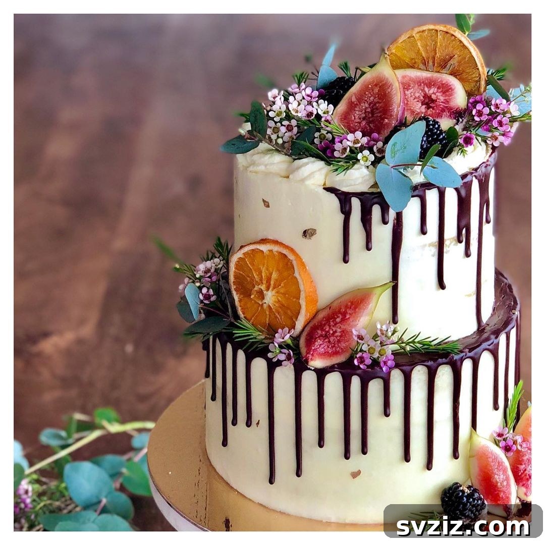 Figs, Flowers and Blue Leaves