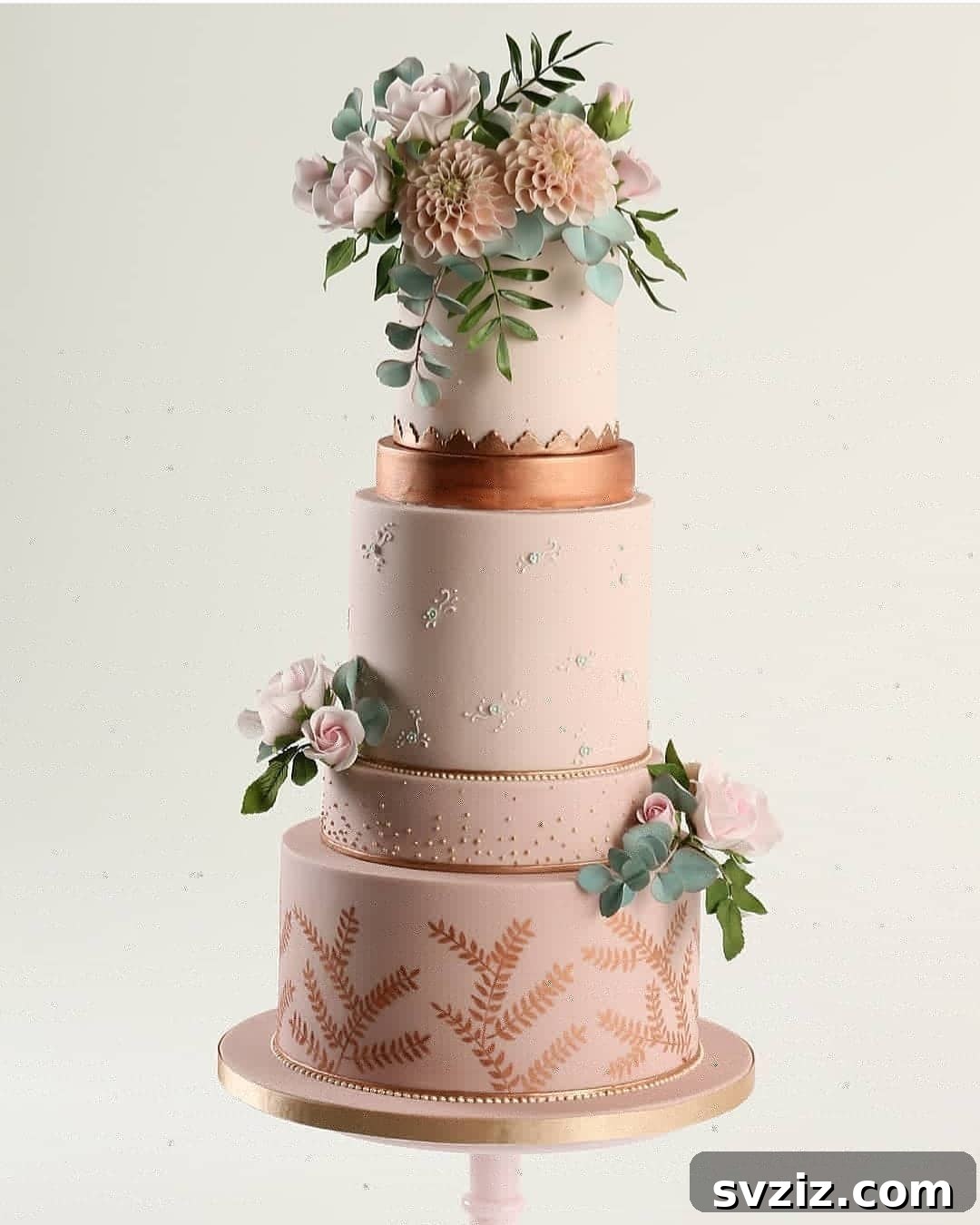 Pearl Studded Five Layered Cake