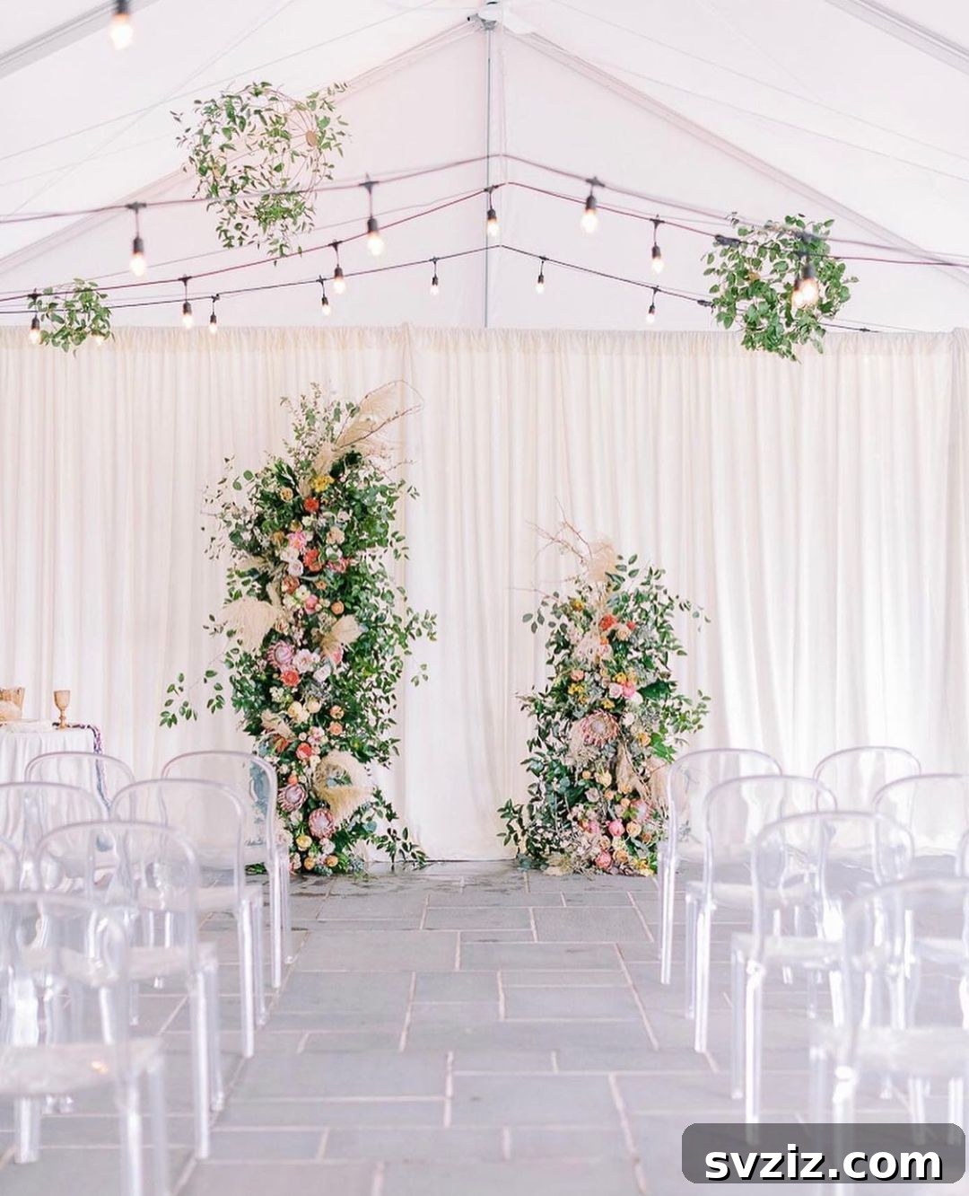 Canopy Of White Satin