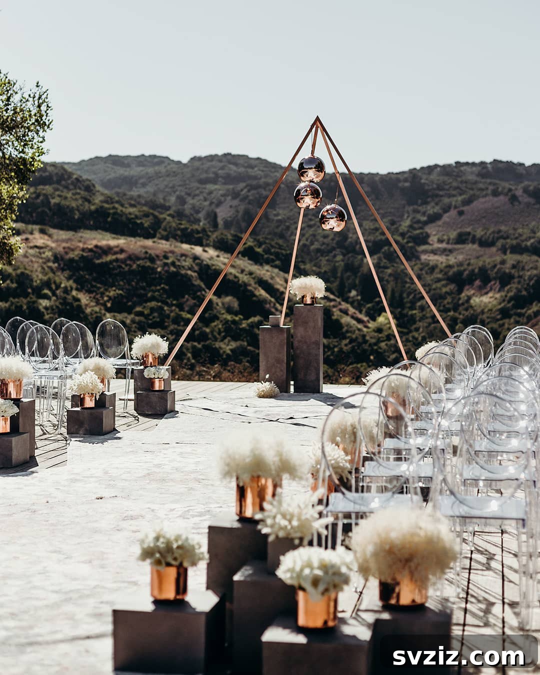 clear chairs and modern decor