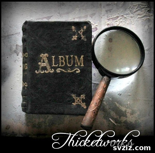 DIY Leather Bound Photo Album with vintage appeal