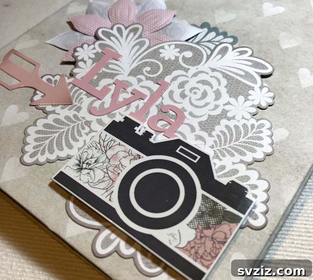 Brag Book filled with personal achievements and milestones