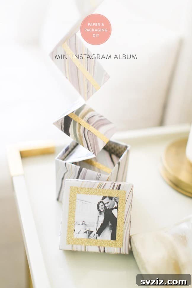 Magnetic Instagram Photo Box for digital memories