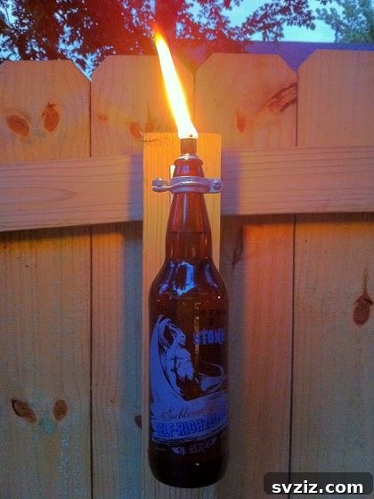 37 Ultimate Crafts for Men 15 Beer Bottle Torches