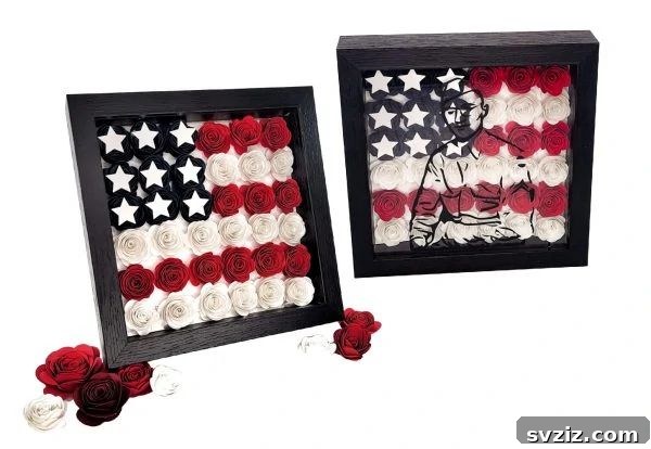37 Ultimate Crafts for Men 4 Paper Flower Shadow Box