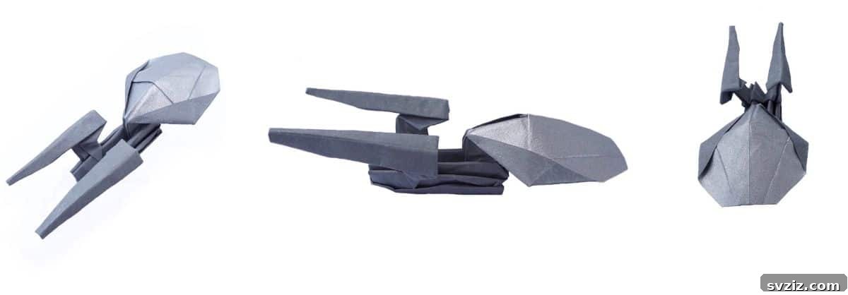 37 Ultimate Crafts for Men 7 Starship Enterprise Origami Craft