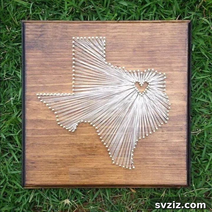 37 Ultimate Crafts for Men 8 State String Art