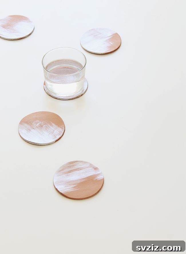 Crafted Wedding Gifts: High-End Style, Wallet-Friendly Price 24 Stylish Metallic Leather Coasters, a chic and durable DIY wedding gift