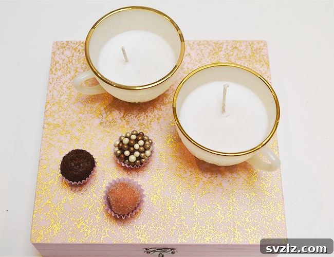 Crafted Wedding Gifts: High-End Style, Wallet-Friendly Price 27 Charming Teacup Candles, a vintage-inspired and fragrant DIY gift