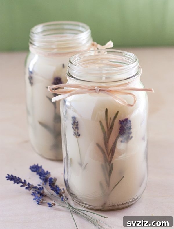 Crafted Wedding Gifts: High-End Style, Wallet-Friendly Price 6 Pressed Herb Candles, a soothing and natural DIY wedding gift