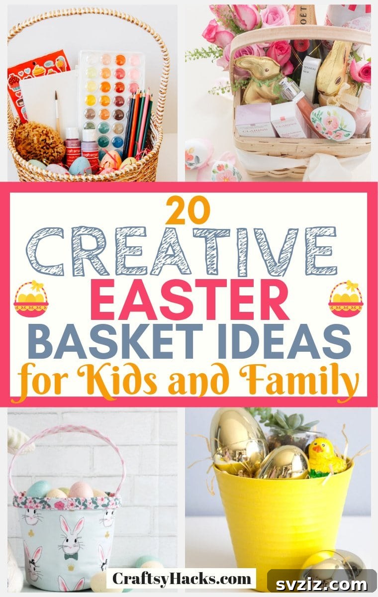 20 Unique Easter Basket Inspirations 2 creative easter basket ideas