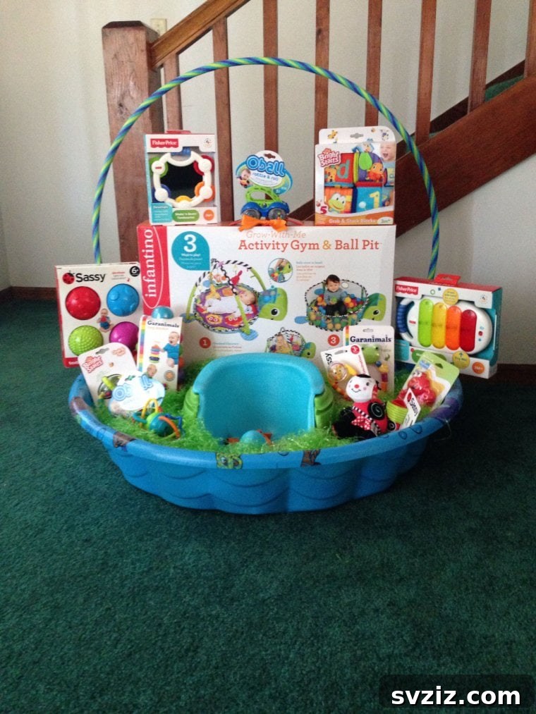 20 Unique Easter Basket Inspirations 19 Baby’s First Basket