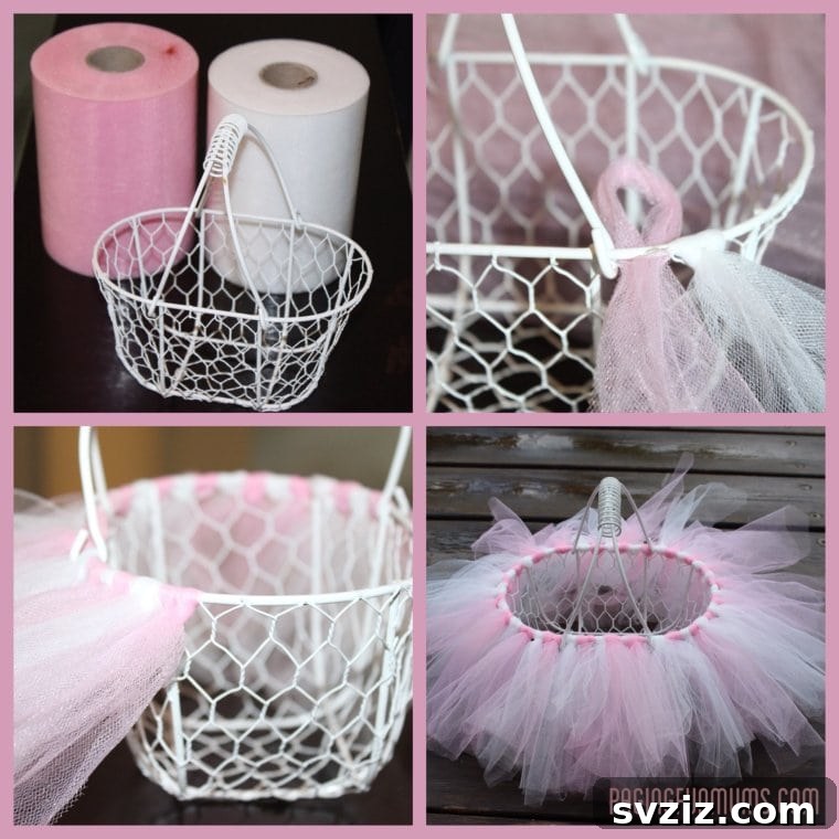 20 Unique Easter Basket Inspirations 6 DIY Tutu Basket