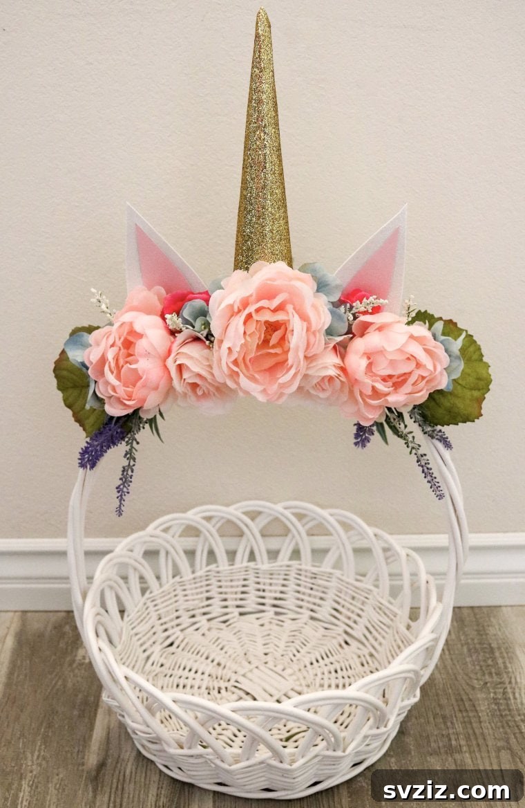 20 Unique Easter Basket Inspirations 7 Unicorn Basket