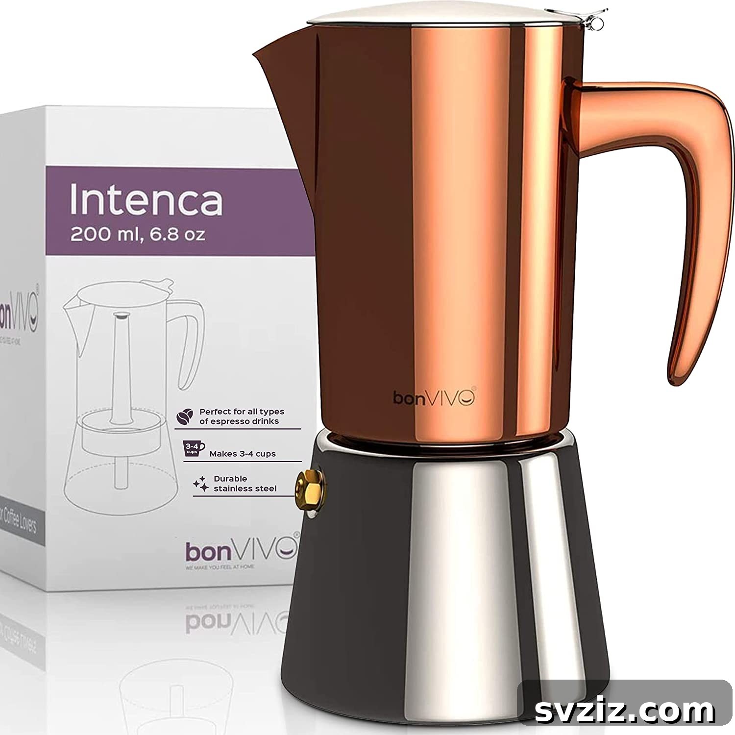Elegant Stovetop Espresso Machine