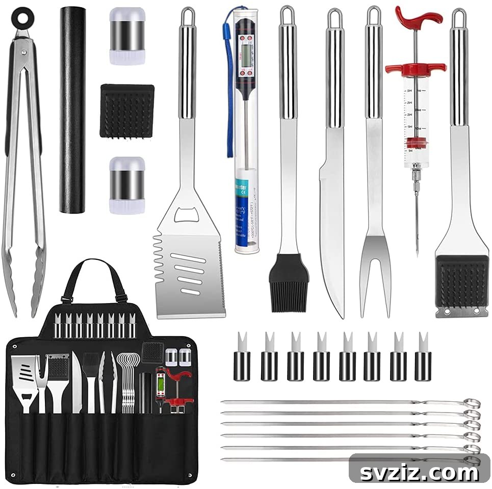 Comprehensive Grilling Accessories Set